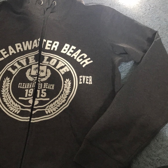 Clearwater Beach Florida Zip Hoodie - Picture 2 of 3